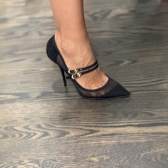 Dolce & Gabbana Black Mesh Mary Jane - Size 40 - Picture 7 of 8